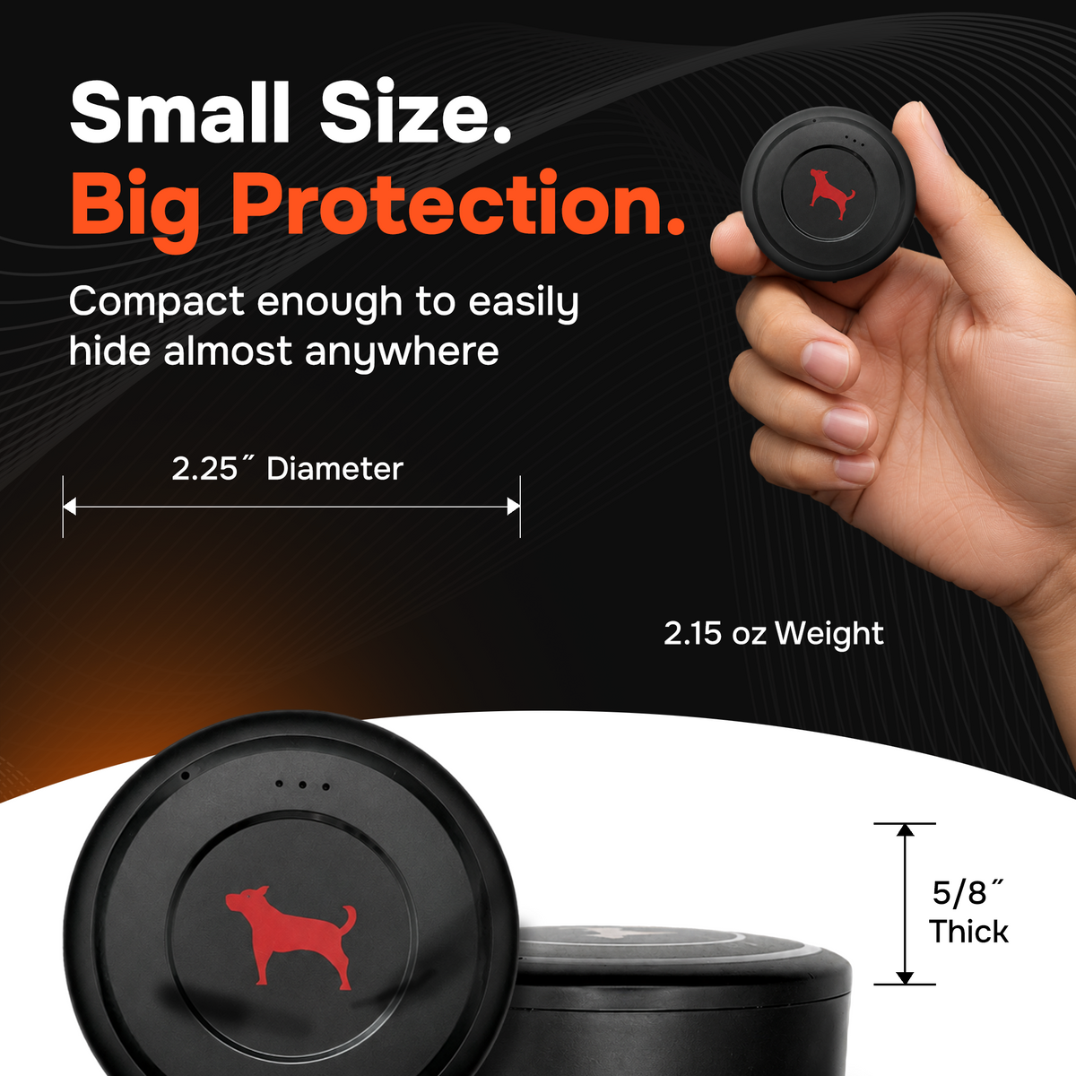 1-Month Battery Magnetic GPS Tracker for Vehicles – No Monthly Fees, 4G LTE | Moto Watchdog MW-1700