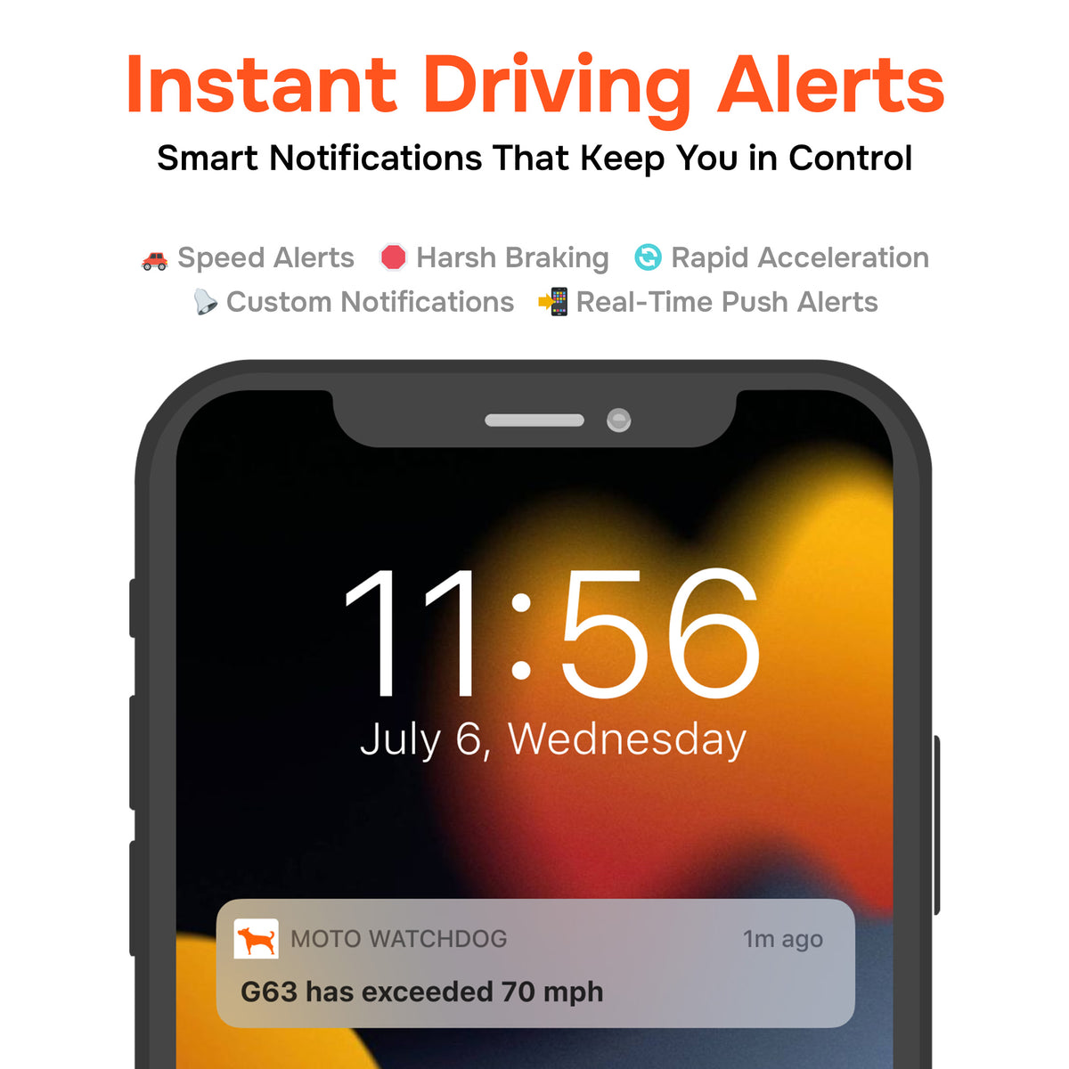 GPS Tracker for Vehicles - No Subscription OBD Plug-In, 4G LTE | Moto Watchdog OBD+