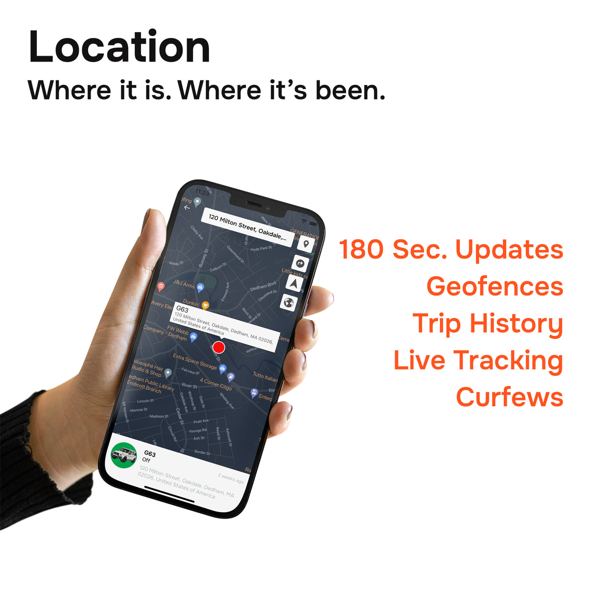 Magnetic GPS Tracker for Vehicles - No Subscription, Long Battery, 4G LTE | Moto Watchdog MW-20000